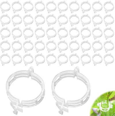 Plantenclips voor klimplanten: 300 stuks tomatenklemmen, tomaten-klimhulpklemmen voor planten, plantenclips, rankenclips, plantenclips ter ondersteuning van plantenbeveiliging