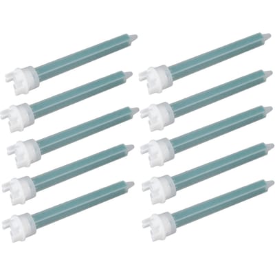 10 stuks Mengmondstukken Plastic Voorkom Blokkering Lijm Mengmondstuk voor Applicator gray