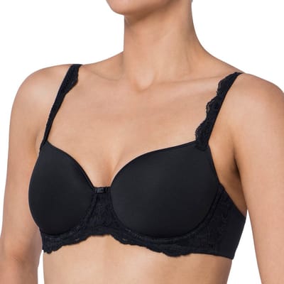Triumph Beugel BH Voorgevormd - Amourette Charm WP - Stevige full cup T-shirt bh - 75B - Zwart