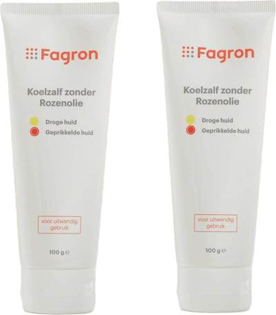 2 x Fagron Koelzalf zonder Rosenolie - Voordeelverpakking