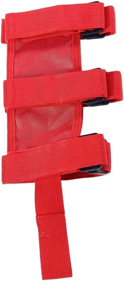 Brandblusser Bevestiging - Brandblusser Strap - Auto Organisatie - Verstelbare Band - 40 x 23 cm - Rood