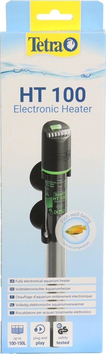 Tetra Onderwatercombinatie HT 100 Electronic Heater - Aquarium Verwarmingselement - 100 W