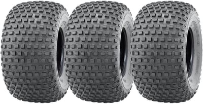 22x11.00-8 ATV-band met noppen, quad-aanhangerband 22 11 8, 4-laags heavy-duty, set van 3