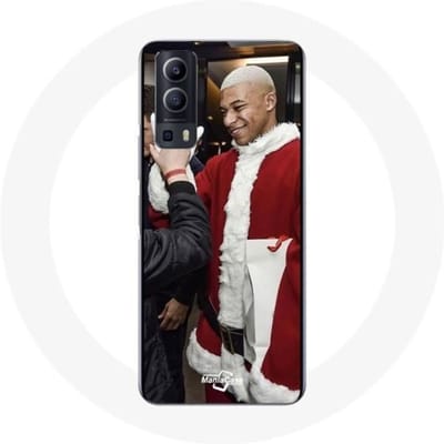 Coque pour Vivo Y72 Mbappé Foot Joyeux noël