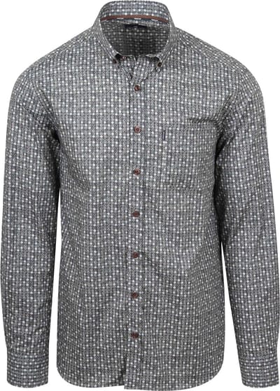 State Of Art Overhemd Poplin Dandelion Grijs - Maat M - Heren - Overhemden Casual