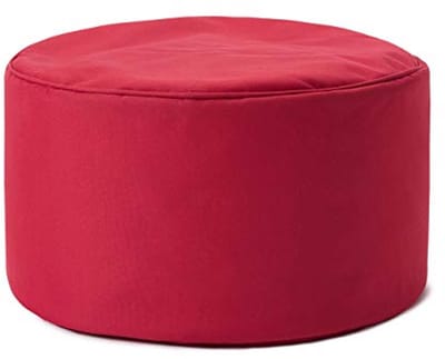 Rolstoelvriendelijke zitzak hocker 25 x 45 cm - waterafstotend en onderhoudsvriendelijk - perfect voor binnen en buiten - ideaal voor kinderen en volwassenen - in verschillende kleuren