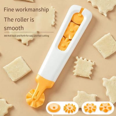 Rouleau à pâtisserie pour biscuits, boulettes, coupe-pâte, rond, pour pizza, pâtisserie, croûte à tarte, outil de cuisson, bar à manger white