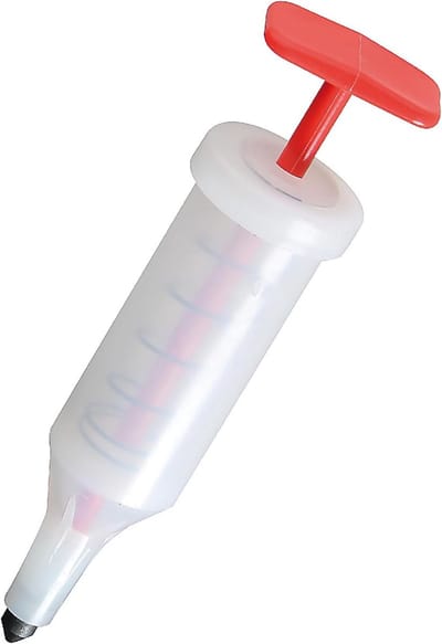 Vetspuit Set - Smeerpompjes - Onderhoud Machines - Vijf Stuks - 15x15x3 cm