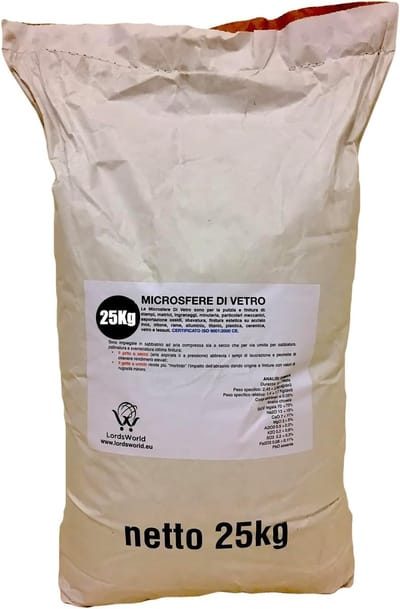 Glazen Microballen - Glasparels - Zandstralen - Niet-schurend - 25 kg 100-200 micron