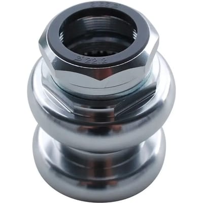 Balhoofddraad spilvork 22,2 binnen-25,4 buiten aluminium zilver kogelkooi Newton 1"