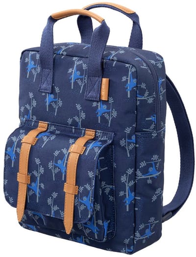 Fresk Kleine Rugzak voor kinderen 2-4 jaar - 4,7 L - Schooltas Kind Jongens - Verstelbare Schouderbanden - Waterafstotende Rugtas - Blauw - Monkey