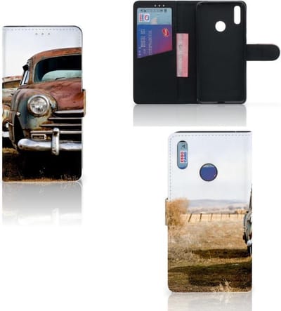 Huawei Y7 (2019) Telefoonhoesje met foto Vintage Auto