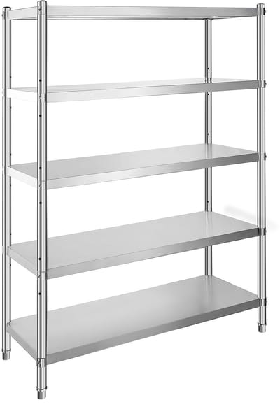 Stellingkast Opbergrek 1219.2x469.9x1830mm met 5 Niveaus, 150kg Capaciteit