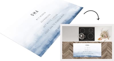 Keukenloper - Loper keuken - Oma je hebt ons al - Spreuken - Quotes - Oma - 120x60 cm - Keukenloper vinyl