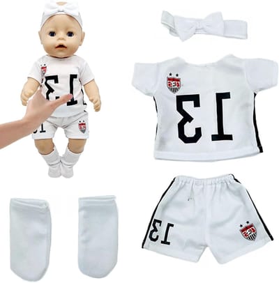 Zomerse Kledingoutfits voor Baby Poppen - Kleding voor 35-43 cm Poppen, Accessoires en Cadeaus voor Meisjes en Jongens