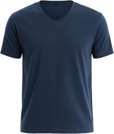 OMBRE T-shirt - Regular Fit - Katoen - Korte Mouw Marine S
