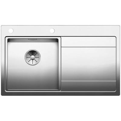 Blanco spoelbak Divon II 45 S-IF vlakinbouw 521657 bak links. Automatisch