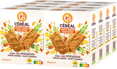 Céréal Speculoos Stukjes Amandel - 8 x 110 gr - Voordeelverpakking