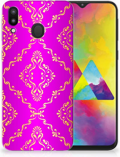Siliconen Hoesje Samsung Galaxy M20 (Power) Barok Roze