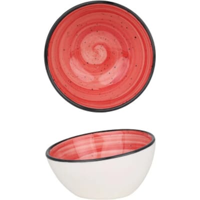 Bonna Serveerschaal - Aura Passion - Porselein - 8 cm (60cc) - set van 2