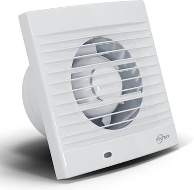 Stil Badkamerventilator 100 mm met Timer - Afzuiging voor Vocht en Geur