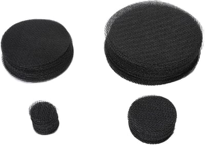 Bloempot Roosters - Drainage Pads - Planten Verzorgen - Rond Mesh Ontwerp - 100 Stuks - Zwart
