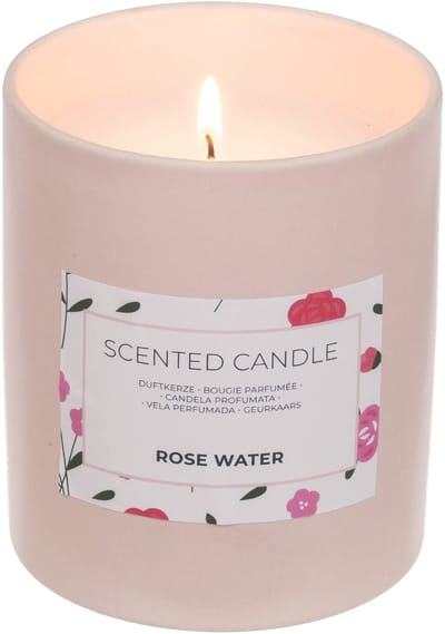 SPHProducts - Geurkaars - Geurige decoratie - Keramische pot - Roze - Rustgevende kaars - Brandduur 38 uur - Geschikt voor elke ruimte