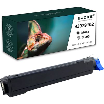Evoke compatibele toner voor Oki 43979102 Zwart 3500 pagina's B410 410D 410Dn 430 430D 430Dn 440 440Dn 460 470 480