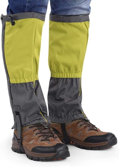 Waterdichte Hiking Leggings voor Outdoor Activiteiten - Verstelbare Beenbeschermers voor Klimmen, Fietsen en Jagen in Groen