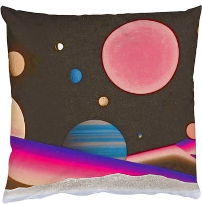 Sierkussens - Kussentjes Woonkamer - 50x50 cm - Hemel - Planeten - Felgekleurd