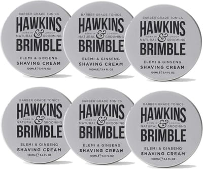 HAWKINS & BRIMBLE - Shaving Cream - 6 Pak - Voordeelverpakking
