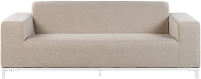 ROVIGO - Tuinbank - Beige/Wit - Polyester