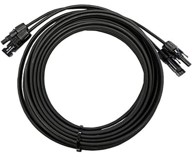 Professionele verbindingskabel voor zonnepanelen naar solar laadregelaar - 4 mm², 8 m
