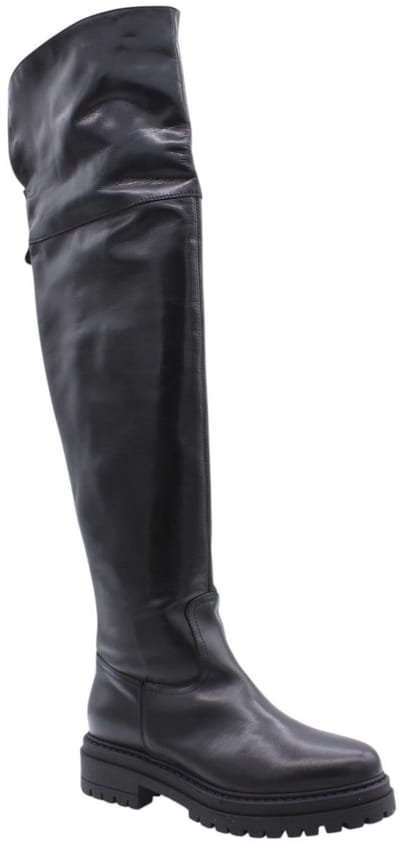 Nero Giardini - I514840D - Lange laarzenDames laarzen - Kleur: Zwart - Maat: 38