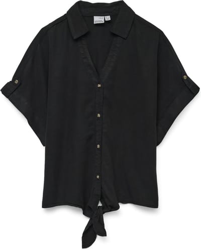 VERO MODA - VMFLEUR SS BOW TENCEL SHIRT - Dames - Blouses