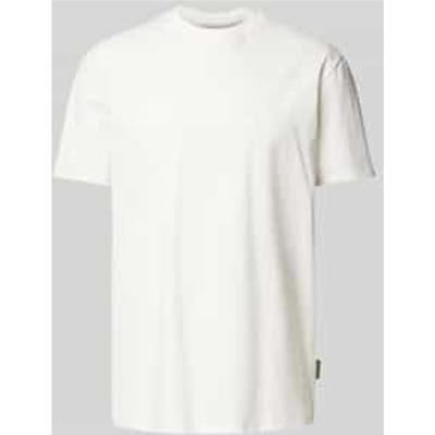 T-shirt met labeldetail