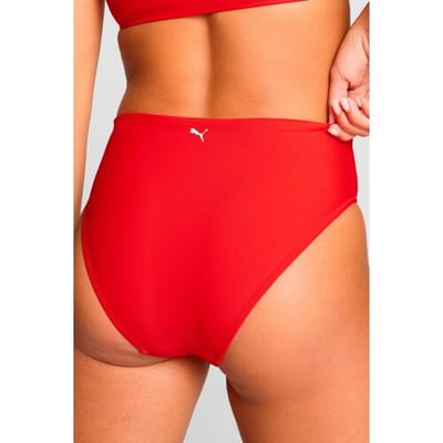 Puma Bikinibroekje High Waist Brief Rood-XS