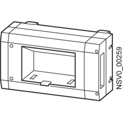 Siemens BVP:034284 Siemens aftakkast BD01-AK2M2/F Aftakking Lichtgrijs 16 mm² 35 A 400 V/AC 1 stuk(s)