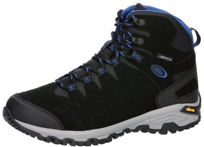 Brütting wandelschoenen Mount Shasta High - Zwart met Blauw