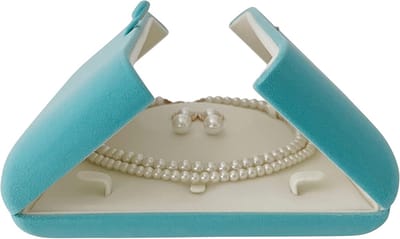 Juwelen Opbergdoos - Sieraden Presentatie - Cadeau Geven - Uniek Ontwerp - Niet Gespecificeerd - Blauw Aqua