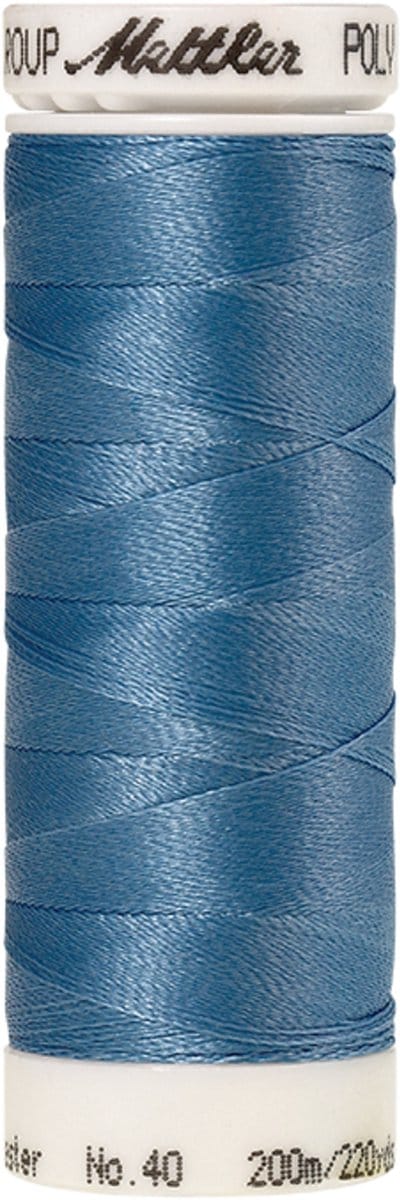 Mettler borduurgaren - Blauw - Nr 3820 - Polysheen - 200 meter