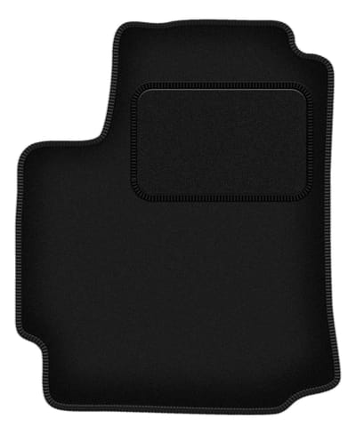 Bestuurdersmat zwart voor: Daihatsu Sirion III M300 hatchback (2004-2010)