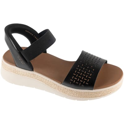 Skechers Slip-Ins: Bobs Sun Ray Sandalen - Dames - Zwart - Maat:36