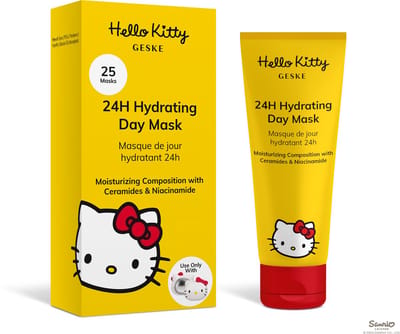 GESKE 24H Hydraterend Dagmasker | Gebruik met ons Hello Kitty Sonic Warm & Cool Mask | Met Ceramiden & Niacinamide | Hydraterend | Normale tot droge huid | Vegan en dierproefvrij