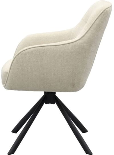 Eetkamerstoel Avola draaibaar - Zand - eetkamerstoelen set van 2