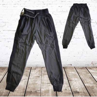 Jongens joggingbroek bies grijs - Grijs - 98/104
