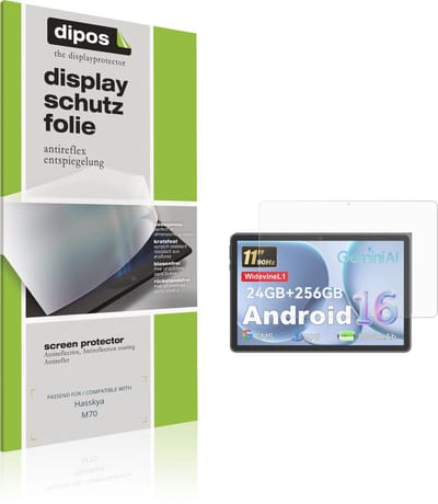 dipos – 2x Matte Beschermfolie geschikt voor Hasskya M70 | Krasbestendige & antireflecterende Screenprotector Ultra-Thin