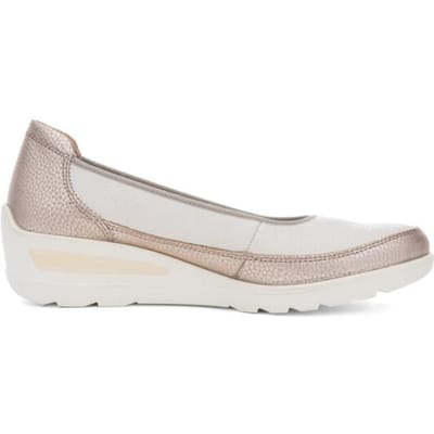 Ara - 1250664 ZÜRICH 2.0 - Ballerinaschoenen - Kleur: Wit/beige - Maat: 37