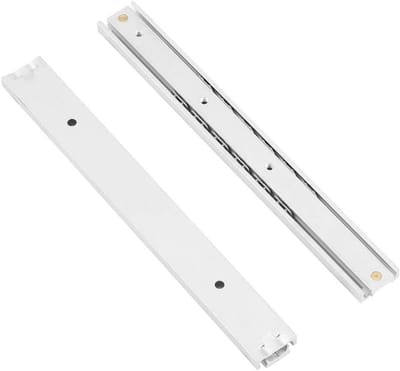 EGoods - Set van 2 Lade Dia's - Aluminium Kogellager Glijbaan voor Kabinet - Zijmontage - 140mm