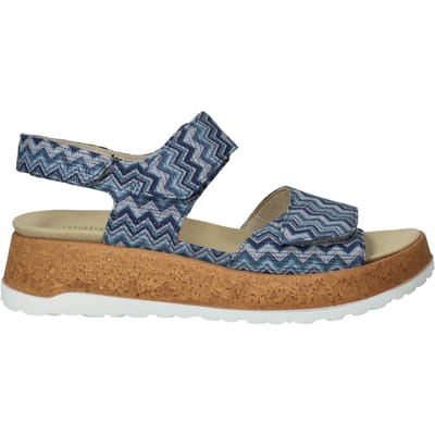 Dames Sandalen Waldlaufer H-libby 990001-141-198 Jeansblauw - Maat 37.5
